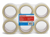 Staples Verpakkingstape PP - acryllijm 50 mm x 66 m, transparant (pak 6 x 66 meter) artikel afbeelding