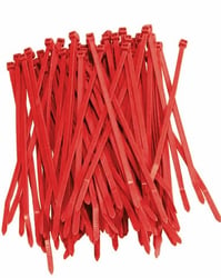 Tyraps 200 mm x 4,8 mm, rood