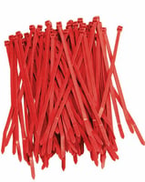 Tyraps 200 mm x 4,8 mm, rood