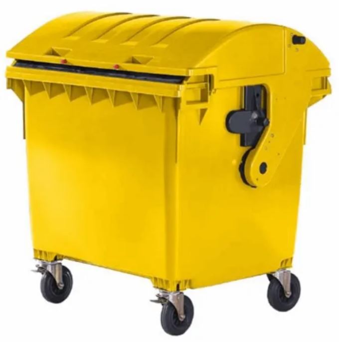 Afvalcontainer geel