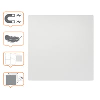 Whiteboard Nobo frameloos modulair 45x45cm