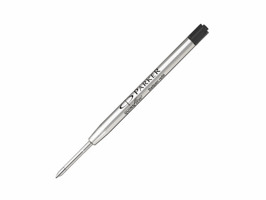 Parker QuinkFlow balpen navulling, middelgrote punt, zwart