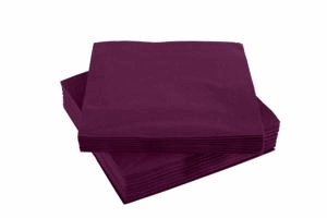 Tork tissue servet 33x33cm 2-laags 1/4-vouw plum 10x200 artikel afbeelding