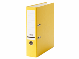 Ordner Qbasic A4 80mm karton geel
