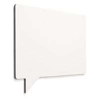 Design whiteboard, geëmailleerd SPEECH - spreekballon