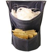 Racksack® voor rolcontainers met 2 vakken blauw, VE = 10 stuks