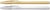 Balpen BIC Cristal medium goud en zilver