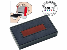 Colop Reserve kussen t.b.v. zelfinktende stempels E/200/2 rood/blauw voor S260/L (pak 2 stuks)