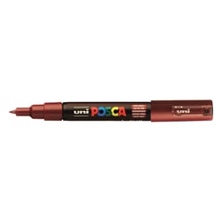 Lakmarker Uni Posca 0,7-1mm wijn rd/pk6