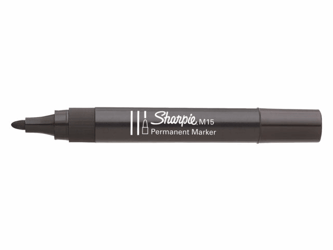VILTSTIFT SHARPIE M15 ROND 1.8MM ZWART artikel afbeelding
