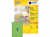 ETIKET AVERY ZWECK 3472 210X297MM A4 GROEN artikel afbeelding