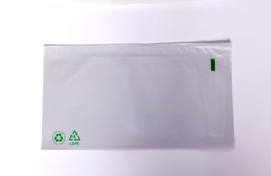 Zelfklevende Paklijst Enveloppen LDPE 60% Recycled, DL, 225x122, Transparant