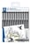 Fineliner Staedtler Pigment 308 zwart set à 12 breedtes