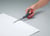 Schaar Scotch 20cm precision rood blister