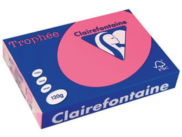 Clairefontaine Trophée Papier, A4, 120 g/m², Fuchsia (pak 250 vel)