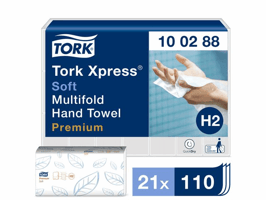 Papieren handdoekjes Tork 2-laags Minifold TORK 100288