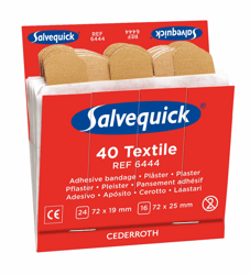 NAVULLING PLEISTERS SALVEQUICK TEXTIEL 6444 artikel afbeelding
