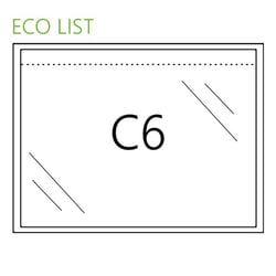 Eco-List paklijst envelop 162mm x 120mm C6