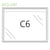 Eco-List paklijst envelop 162mm x 120mm C6