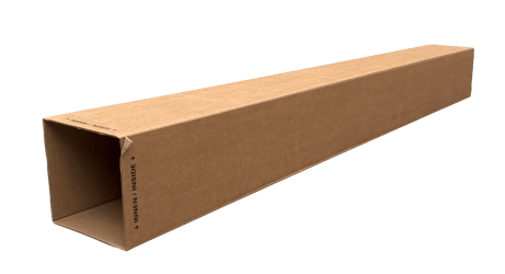 Vierkante telescopische transportkoker van 107 - 164 cm lengte - BINNENSTUK