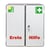 Verbandkast conform DIN 13169 met 2 deuren, wit, h x b x d = 462x404x170 mm met vulling
