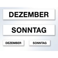 Magneetset dagaanduiding VE = 2 stuks