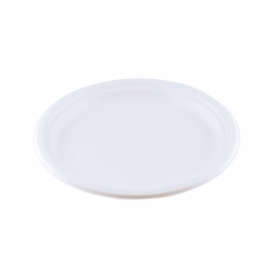 Suikerriet bord 26cm Ø, kleur wit artikel afbeelding