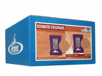Hoppe Koekjes Roomboter stroopwafel (doos 150 stuks) artikel afbeelding