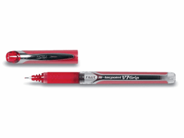 ROLLERPEN PILOT HI-TECPOINT V7 GRIP 0.4MM ROOD artikel afbeelding