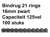 BINDRUG GBC 16MM 21RINGS A4 ZWART artikel afbeelding