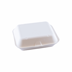 Suikerriet menubox XL 235x195x75mm 1-vaks, kleur wit artikel afbeelding