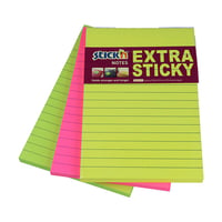 Notitieblok Stick'n SS 102x152mm lijn/p3