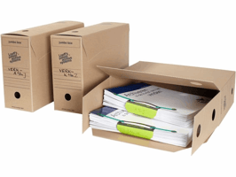 Loeff's Patent Archiefdoos Jumbo box 370 x 255 x 115 mm (pak 25 stuks)