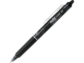 Pilot Rolschrijver FriXion Clicker uitwisbaar 0,4 mm, zwart (doos 12 stuks) artikel afbeelding