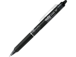 Pilot Rolschrijver FriXion Clicker uitwisbaar 0,4 mm, zwart (doos 12 stuks)
