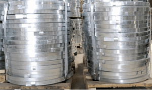 Staalband 16mm x 0,5mm Am.wikkeling - Verzinkt.