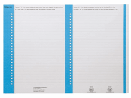 Ruiterstrook Elba Nr 8 138x6mm lateraal blauw
