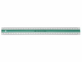 Linex Liniaal met rubberstrip 30 cm