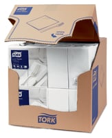 Tork tissue servet 33x33cm 2-laags 1/8-vouw wit 10x200