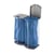 Afvalzakstandaard-set ProfiLine WS met 250 blauwe afvalzakken frame 2x120 l, h x b x d = 1000x880x450 mm vaste opstelling