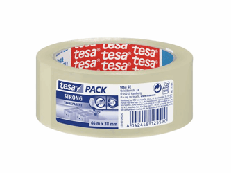 Verpakkingstape Tesa 38x66 strong tr/pk8 artikel afbeelding