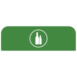 Configure Recyclingstation Paneel Glas 87 ltr, Rubbermaid