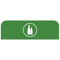 Configure Recyclingstation Paneel Glas 87 ltr, Rubbermaid