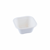 Suikerriet bakje 350ml/130x130x59mm BIO-laminated, kleur wit artikel afbeelding