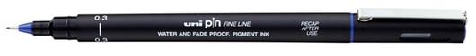 Fineliner Uni-ball Pin 0,3mm blauw
