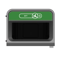 Configure Recyclingstation GFT NL 125 ltr, Rubbermaid