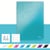 Notitieboek Leitz WOW A4 160blz 90gr lijn ijsblauw