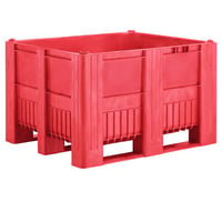 Palletbox inhoud 610 l rood