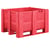 Palletbox inhoud 610 l rood