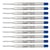 Balpenvulling Parker Quinkflow blauw medium blister à 10 stuks
